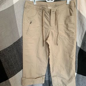The North Face Roll-up Khaki hiking pants
